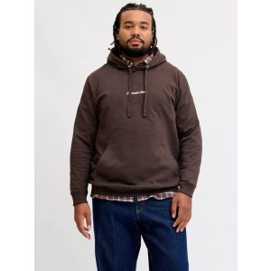 Jack & Jones Hoodie Originals Studio Donkerbruin