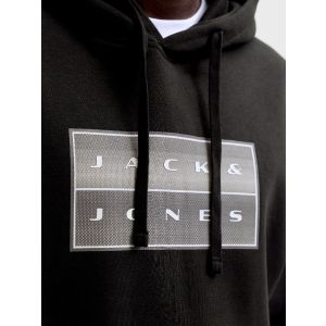 Jack & Jones Hoodie Gradient Block Zwart