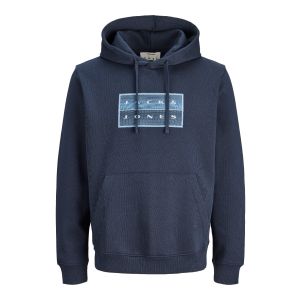 Jack & Jones Hoodie Gradient Block Donkerblauw