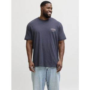 Jack & Jones T-shirt - Montauk Backprint Grijsblauw