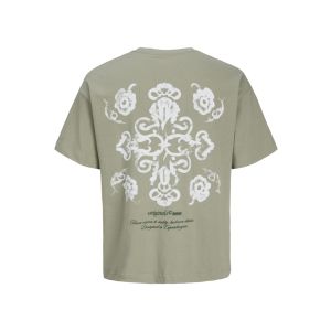 Jack & Jones T-shirt - Montauk Backprint Lichtgroen