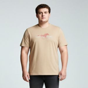 Mustang Jeans T-Shirt Austin Steed Beige