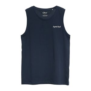 s.Oliver Mouwloos T-Shirt Surf Donkerblauw