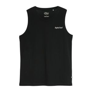 s.Oliver Mouwloos T-Shirt Surf Zwart